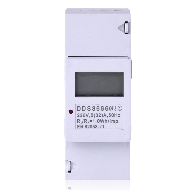 Din rail meter LCD